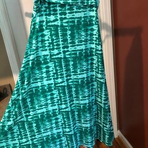 Full length LulaRoe fold Over skirt